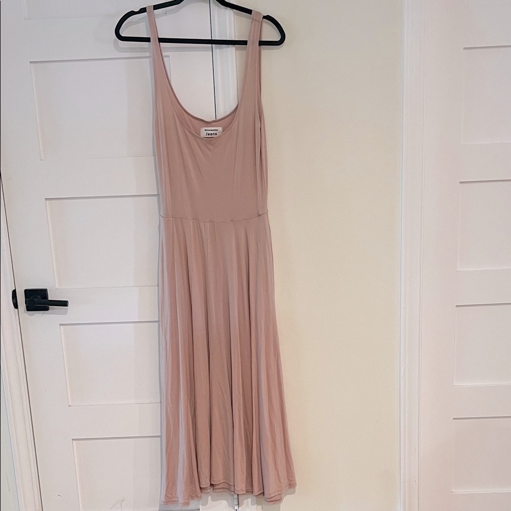 Reformation Elegant Pink Blush Tank Maxi Dress Size Large EUC